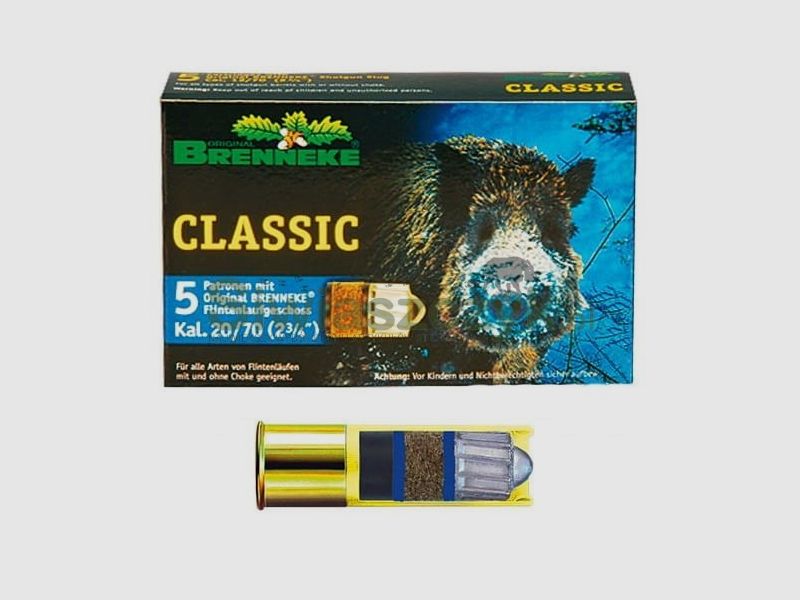 Munitions à grenaille BRENNEKE 20/70 Classic – 24 g, image 1 sur 3