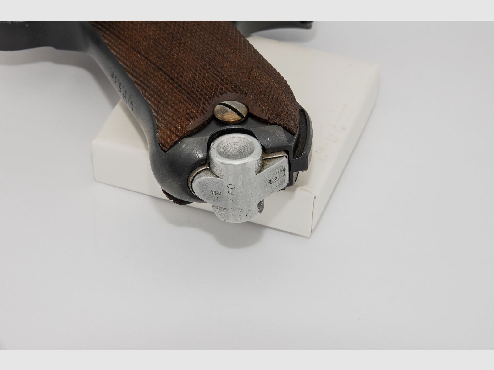 Pistole P 08 9mm Luger ERFURT 1916 1920 Reichswehr Truppenstempel + Tasche