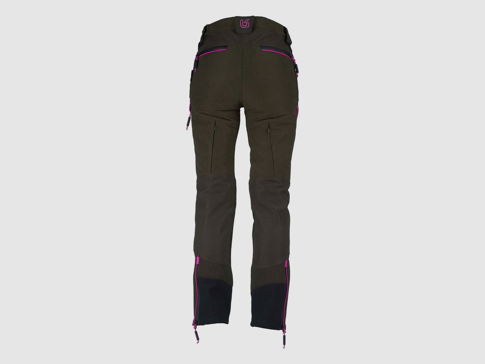 HOSEN – UNIVERS – DAMEN – JAGD MISURINA U-TEX Grün/Pink, Bild 4 von 6