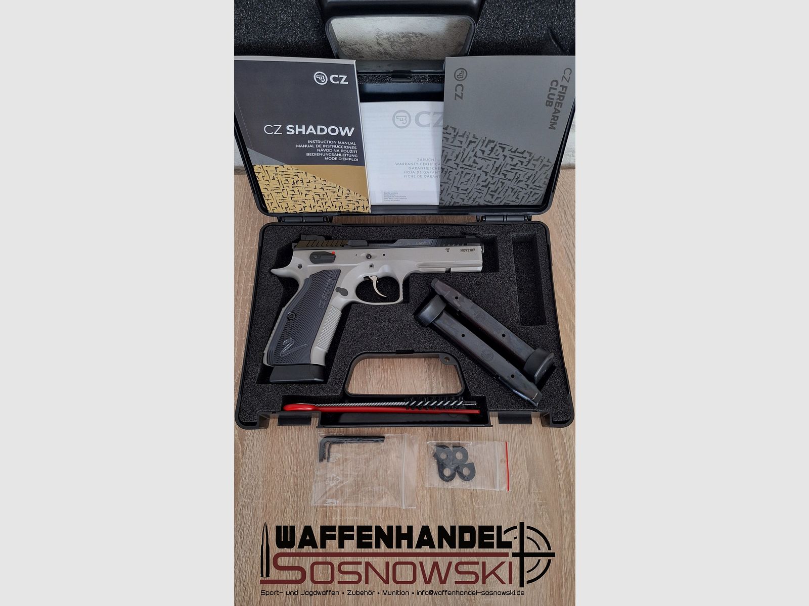 Pistola CZ Shadow II Urban Grey 9mm Luger (CZ Shadow 2)