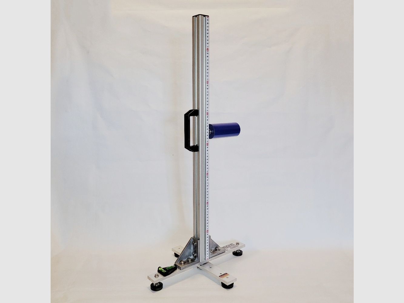 KGF Auflagestativ - Auflageständer Alu X-800-Pro mit Buchenholz-Auflage, klappbar, Waage, Griff und Maßband