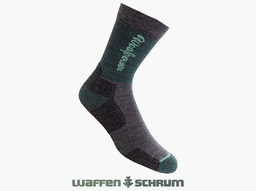Woolpower Socke Logo Motion