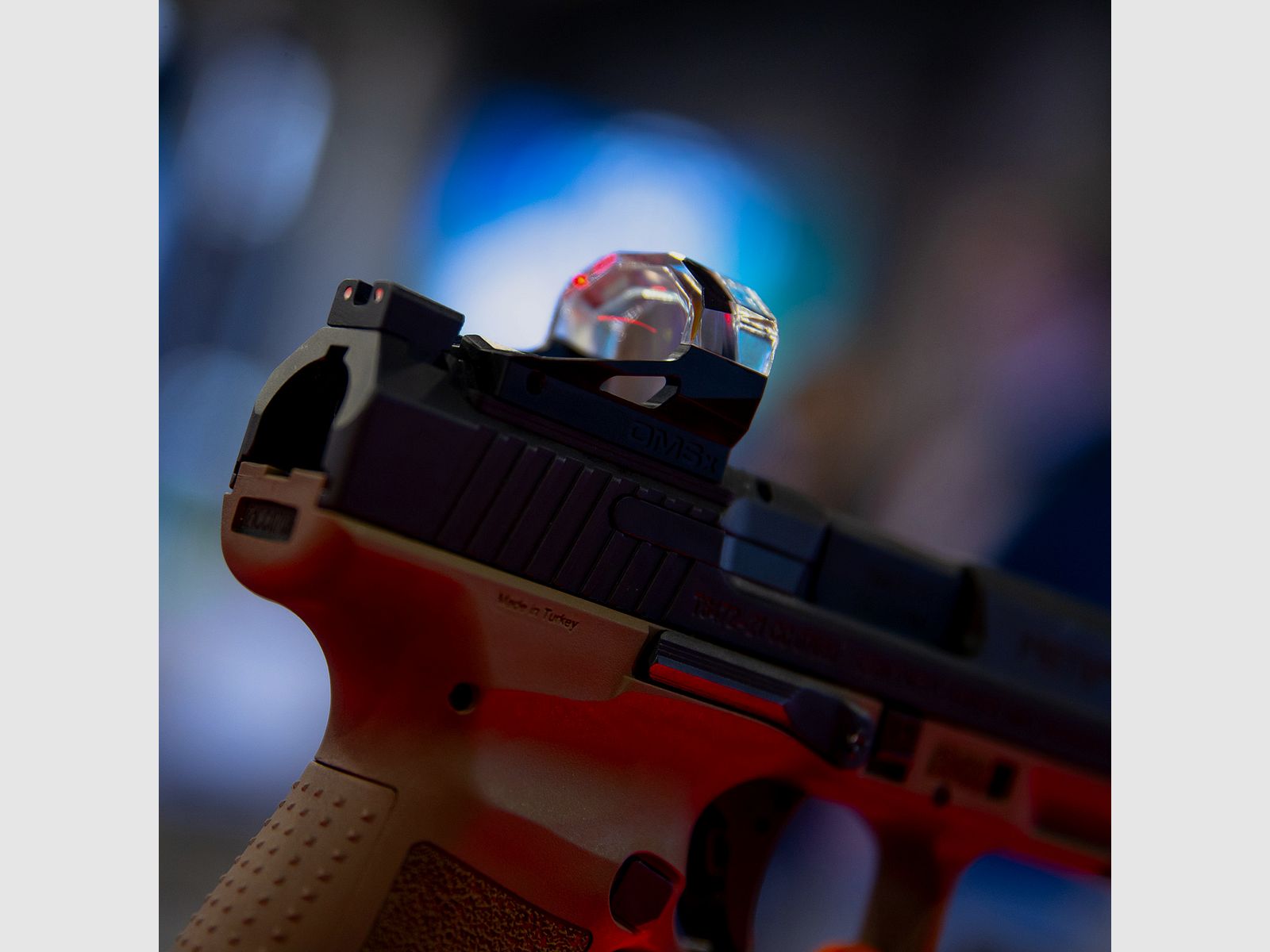 SHIELD Open Mini Sight XL Lens (OMSx) Viseur Point Rouge – 4 MOA – Noir Mat