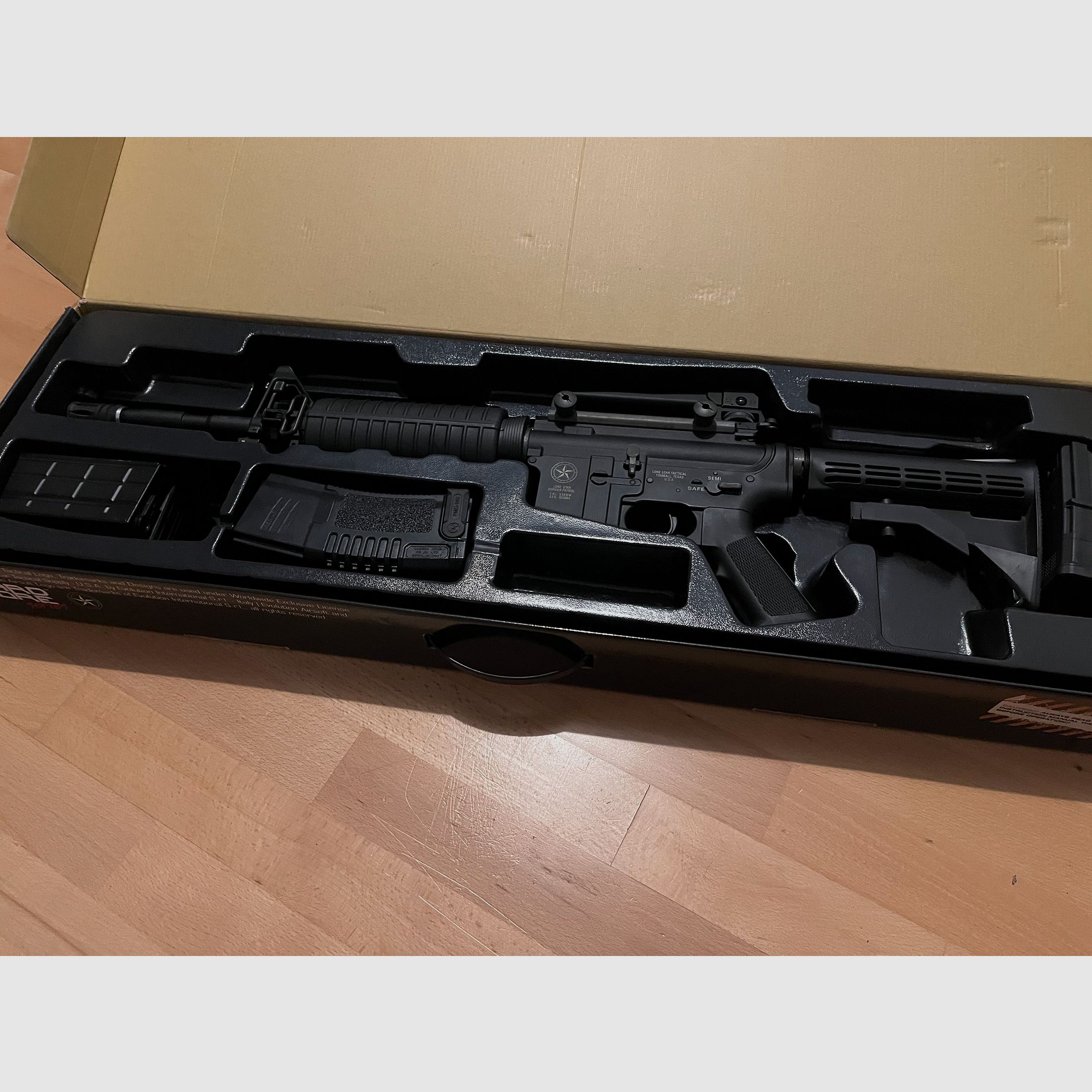 Evolution Airsoft Lone Star Border Patrol AEG Vollmetall zerlegt und mit Defekt (Beschreibung Lesen!)