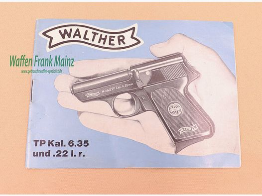 Walther - Ulm Mode d'emploi Mod. TP