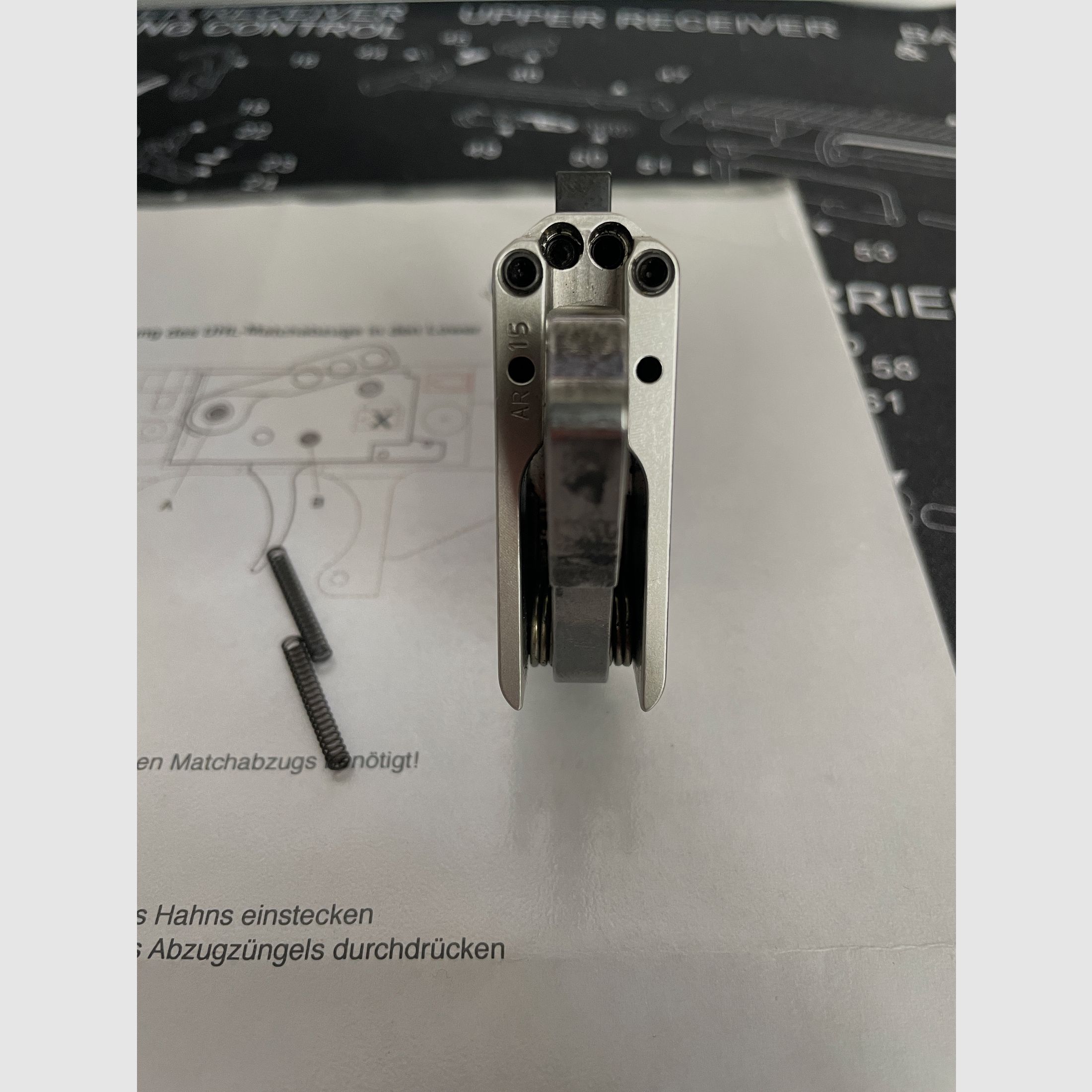 UHL afzuiging Matchafzuiging voor AR15 / AR-15