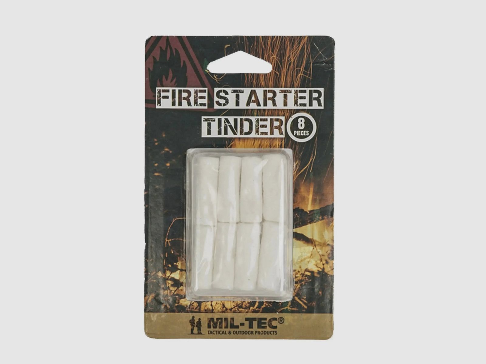 Mil-Tec Encendedor de Fuego Tinder 8 Piezas