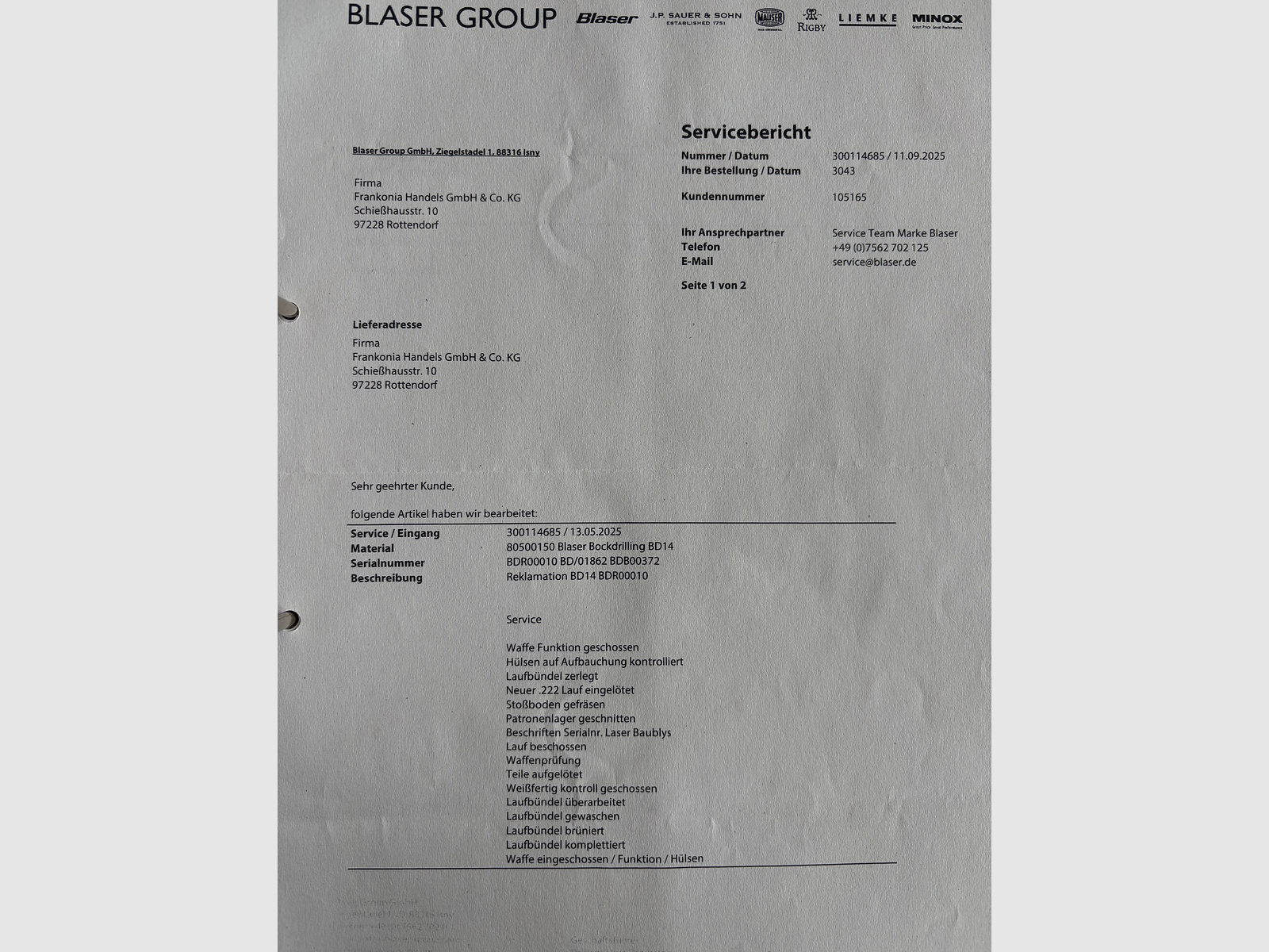 Blaser BD14 