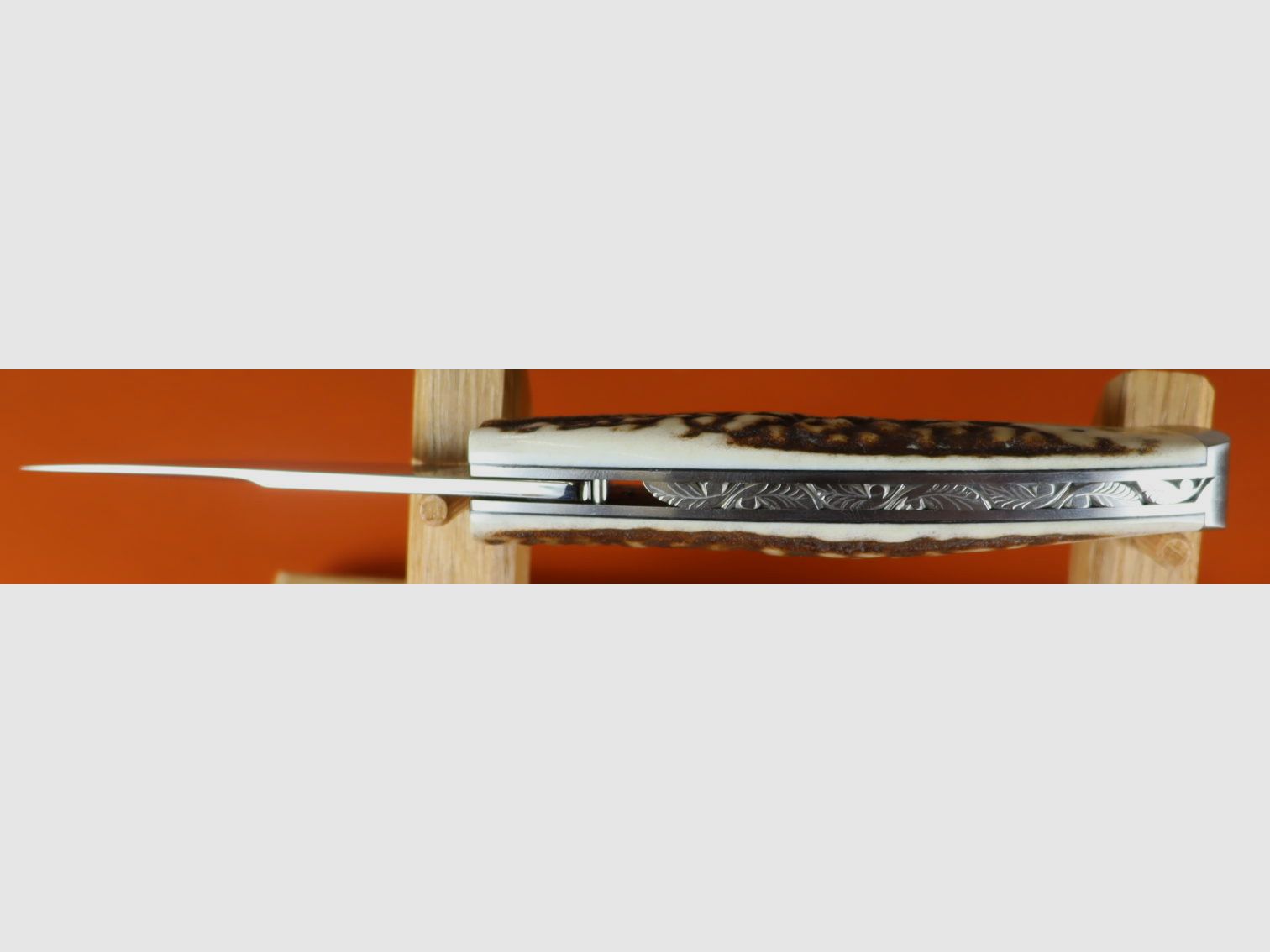 Coltello con manico in legno di cervo, immagine 3 di 5