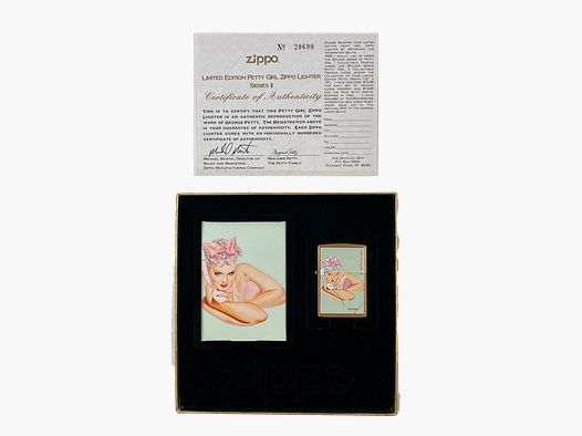 Zippo Petty Girl Limited Edition "Silver Blonde"