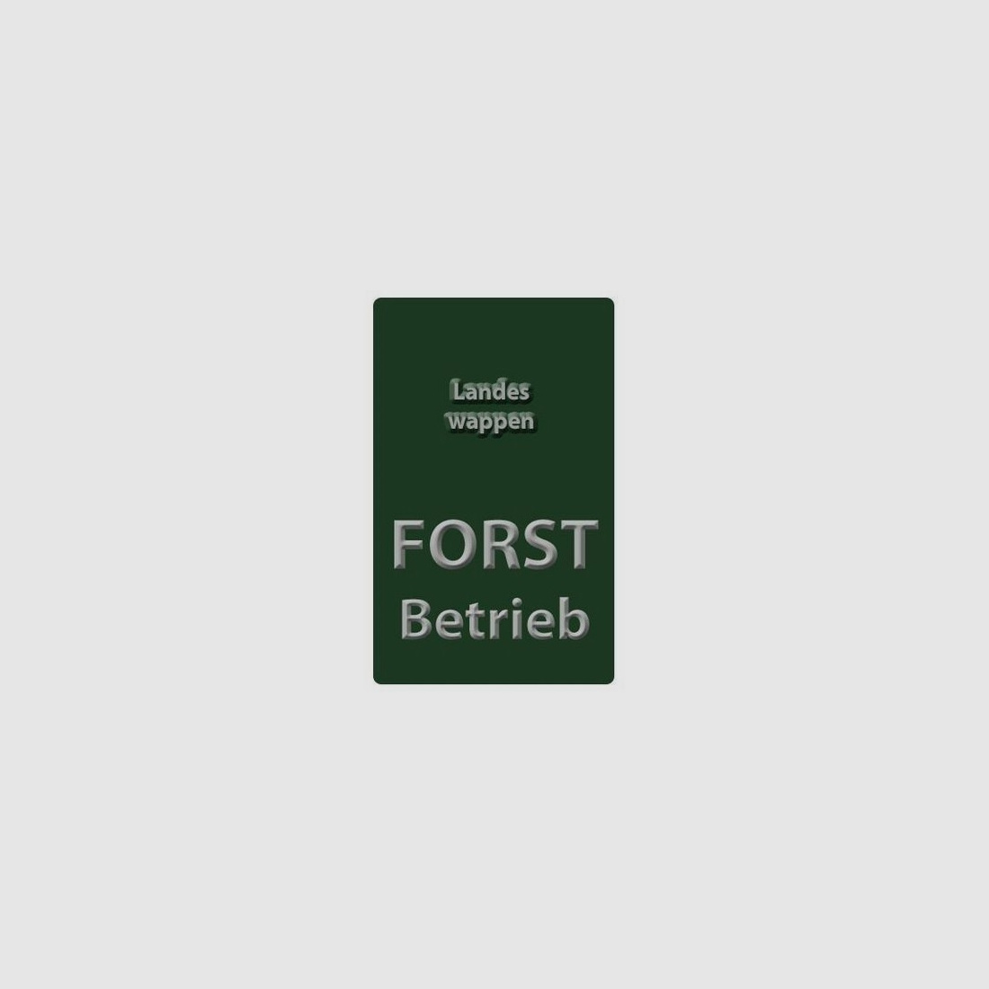Autoschild Forstbetrieb - Nordrhein-Westfalen