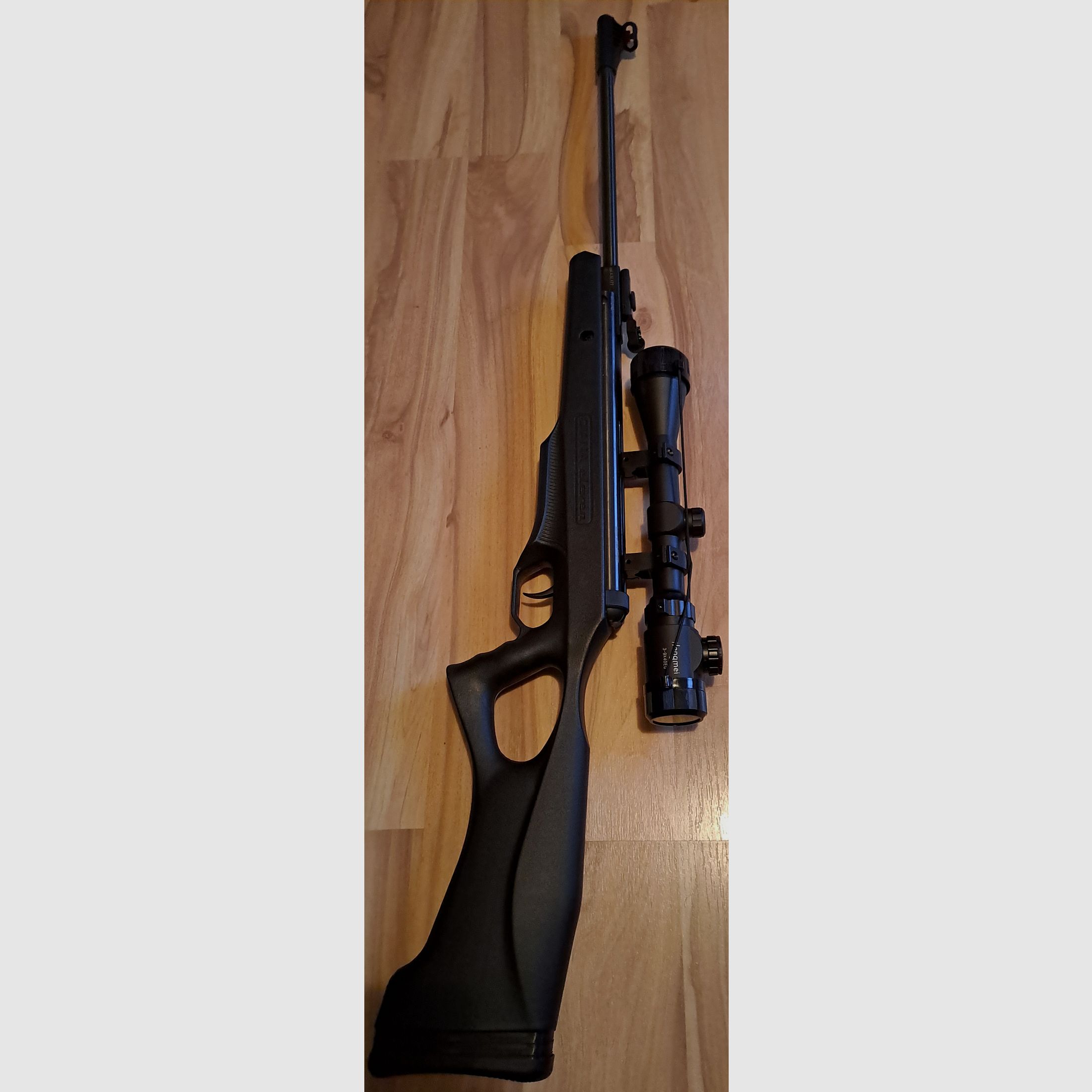 DIANA eleven with scope and very good bag.