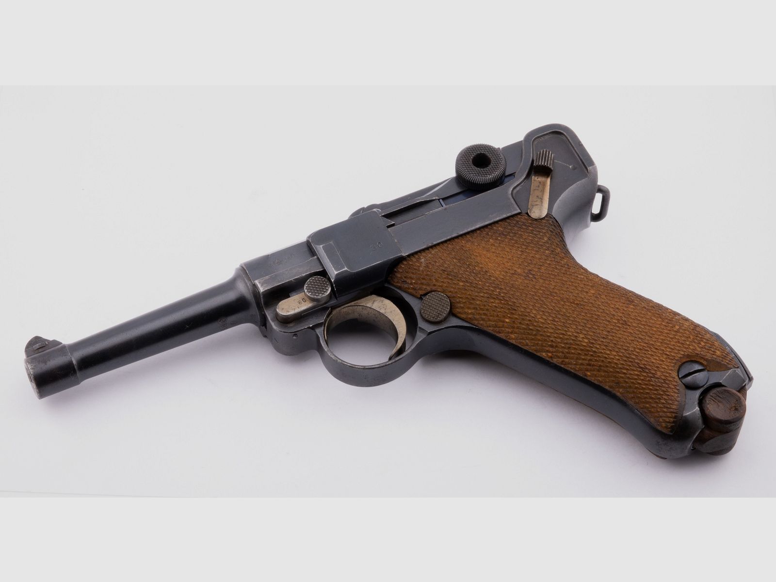 Pistole P 08 9mm Luger DWM 1917 Konvolut mit Tasche 1917
