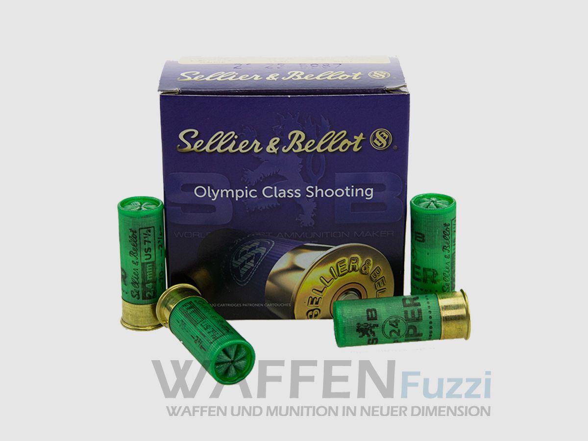 S&B Super Trap 12/70 Schrotmunition 25 Schuss 24g