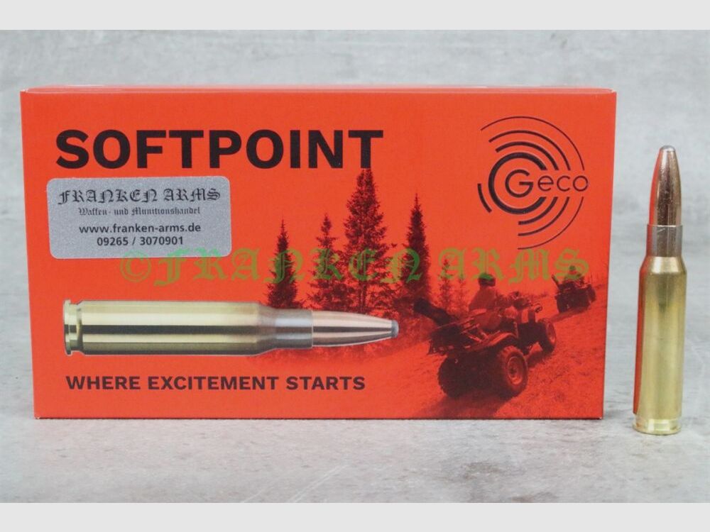 Geco Teilmantel .308 Win. 170gr. 11g 20 pièces prix dégressif