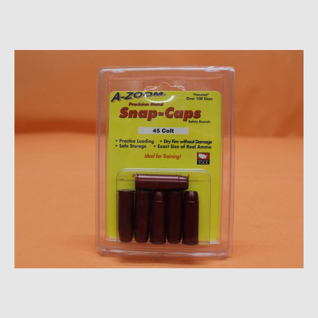 A-Zoom A-Zoom training / dummy cartridge aluminum .45 Colt set with 6 pieces (16124)