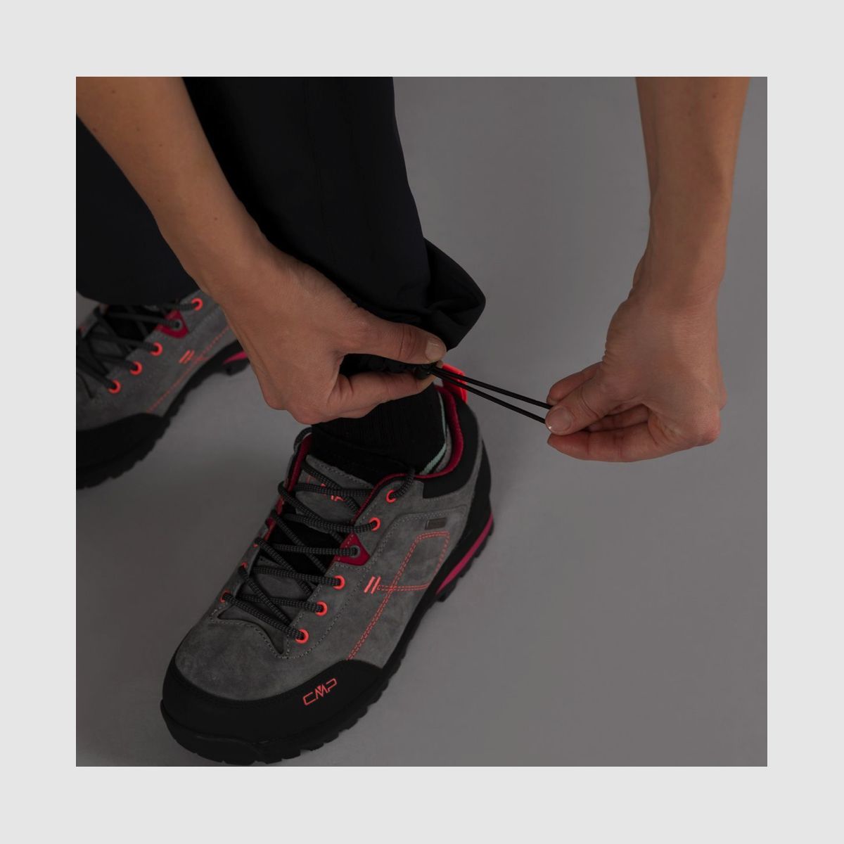 CMP Women's Zip-Off Trekking Pants Black Blue