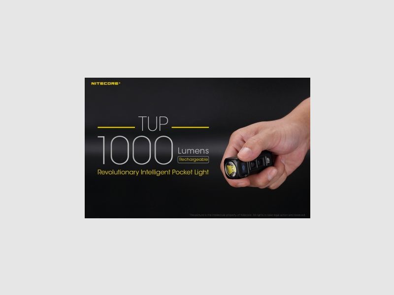 Nitecore TUP Taschenlampe 1000 Lumen Schwarz, Bild 2 von 21