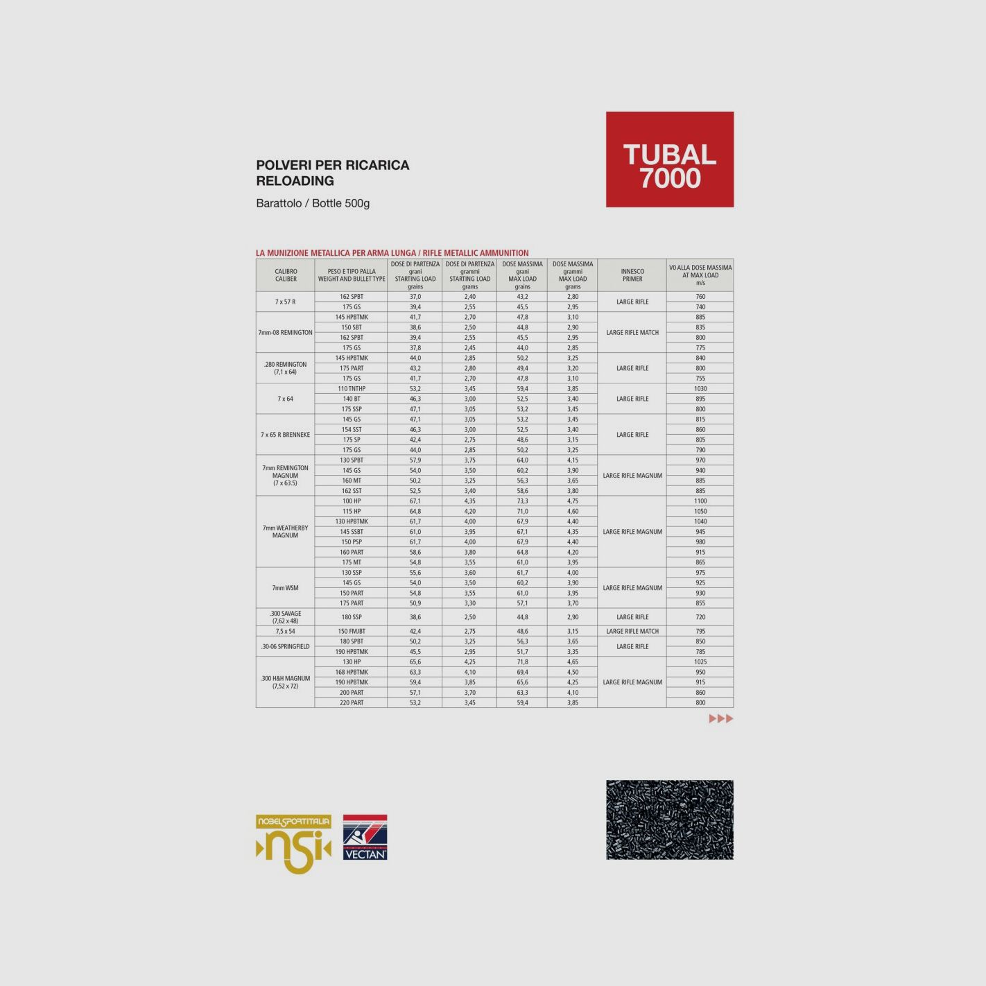 Nobel Sport Vectan Tubal 7000 0,5 Kg, image 4 sur 5