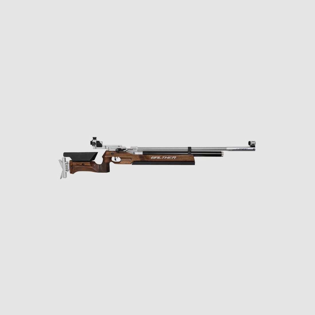 Fusil à air comprimé Walther LG400 crosse en bois support