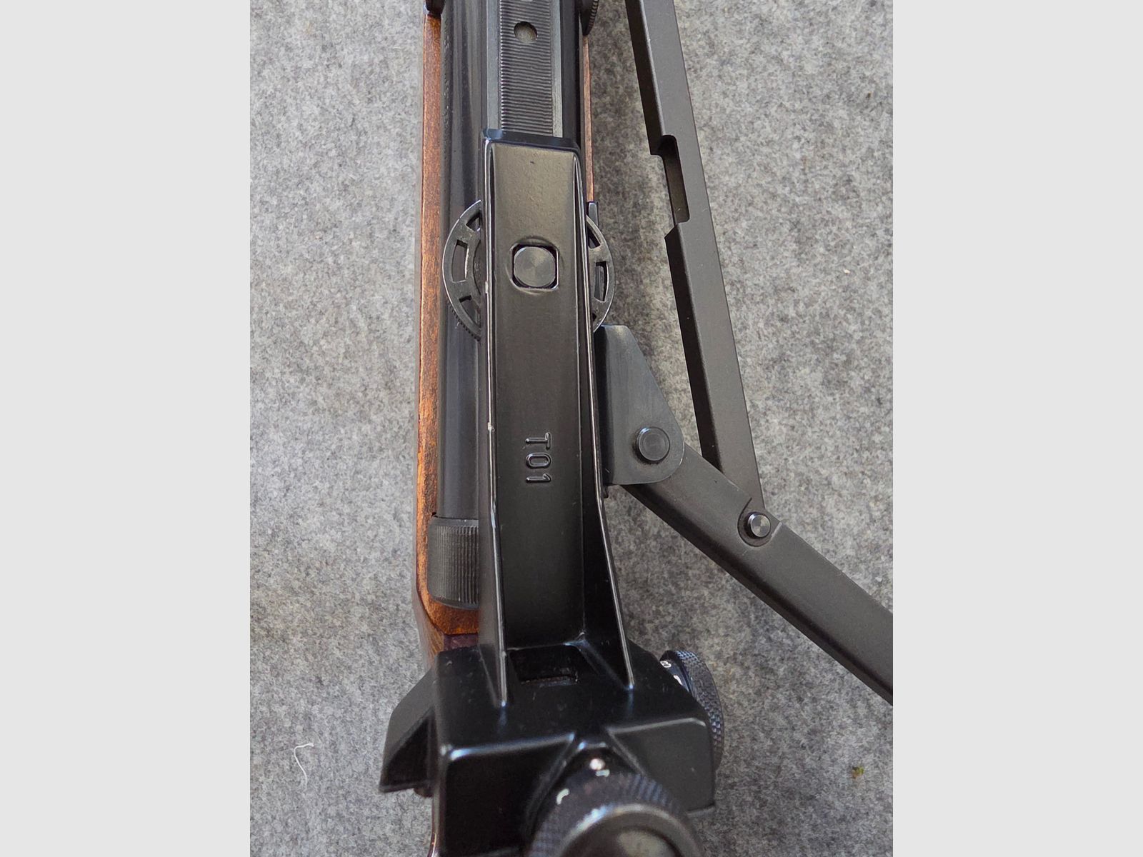 Match air rifle side cocking Diana Mod. 75 U T01 very rare in good condition