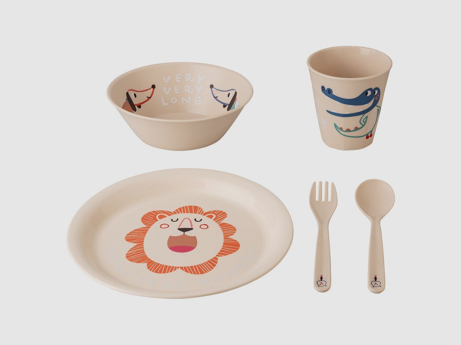Children's Dinnerware Very at Home 4-Piece Set, image 2 of 3