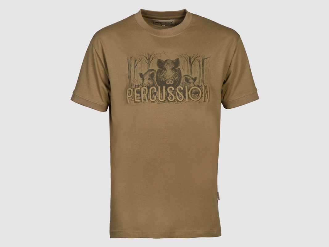 T-shirt PERCUSSION COMPAGNIE beige