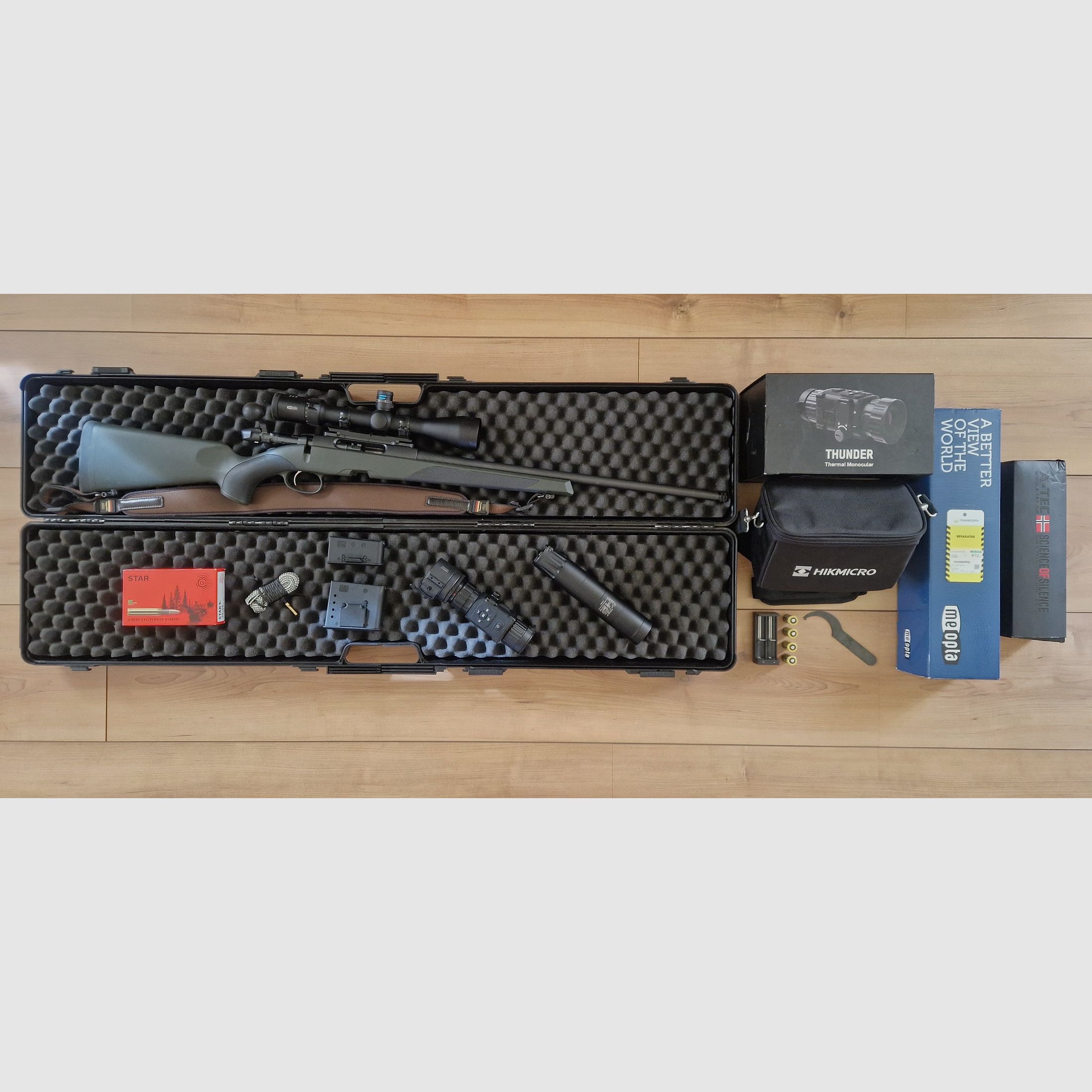 Steyr Mannlicher CL II 3006, Wärmebild, Schalldämpfer