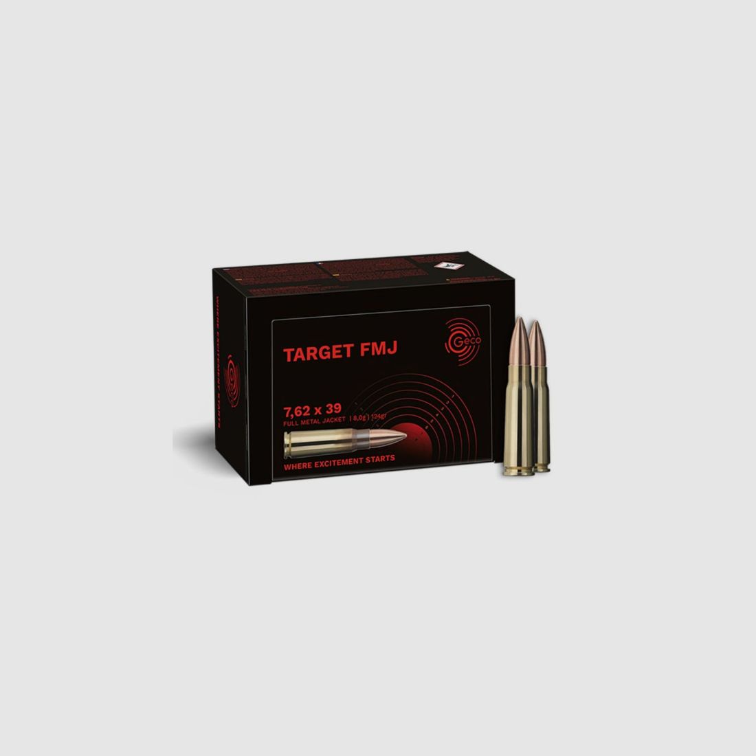 GECO Ammo 7.62x39 Geco Target 8g / 124gr VE50