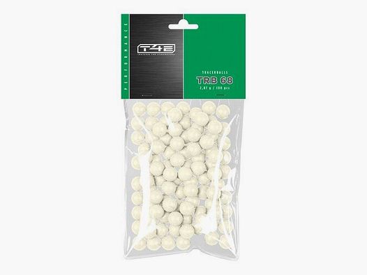 T4E Performance TRB 68 .68, 2,87 g, weiß / fluoreszierend, 100 St., Polybeu