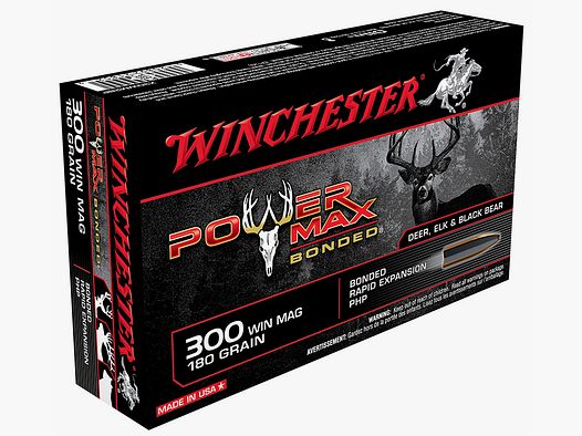 WINCHESTER POWER MAX BONDED 300 WM 180GR
