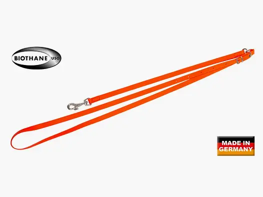 AKAH Shoulder Leash Signal Red Made of BioThane