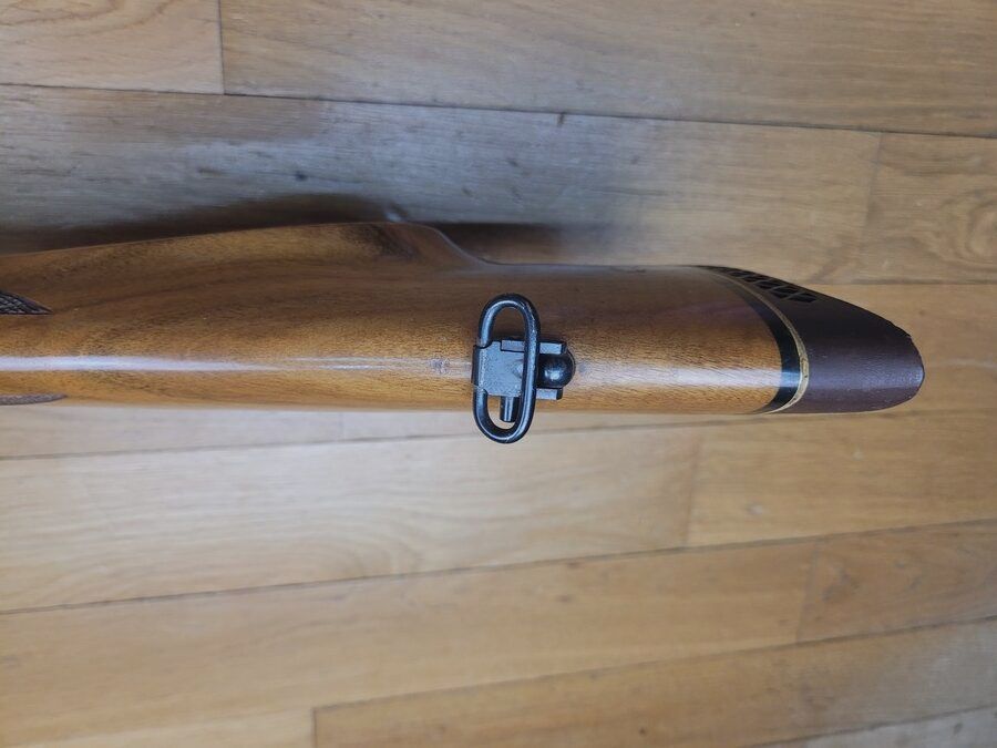 Magnifieke Weatherby grootwildgeweer – Kaliber 460 Weatherby – Premium fabricage door Sauer & Sohn in Duitsland – Walnoot hout van de eerste keuze – Prachtige bluing – Nieuwe loop – Onberispelijke mechanische staat – Uitzonderlijk wapen voor de grootste uitdagingen – TBE++, afbeelding 14 van 38