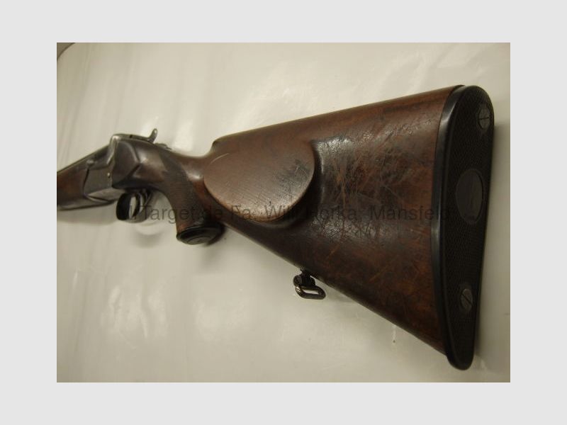 Simson Suhl escopeta de caza de doble cañón * Doble disparador * Estado nota 2,5