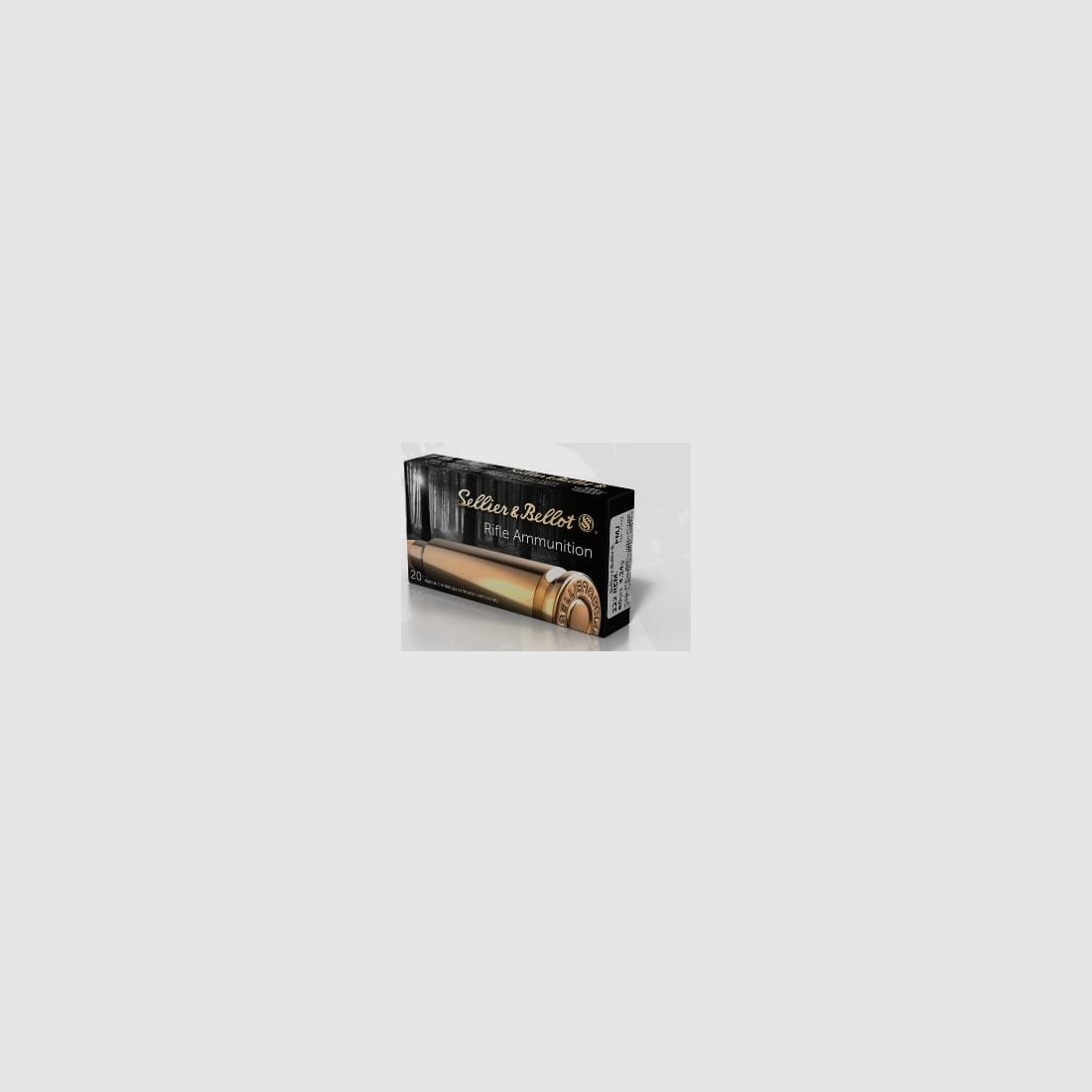 Sellier & Bellot munitions pour carabine cal. .222 Rem. FMJ 50 grs