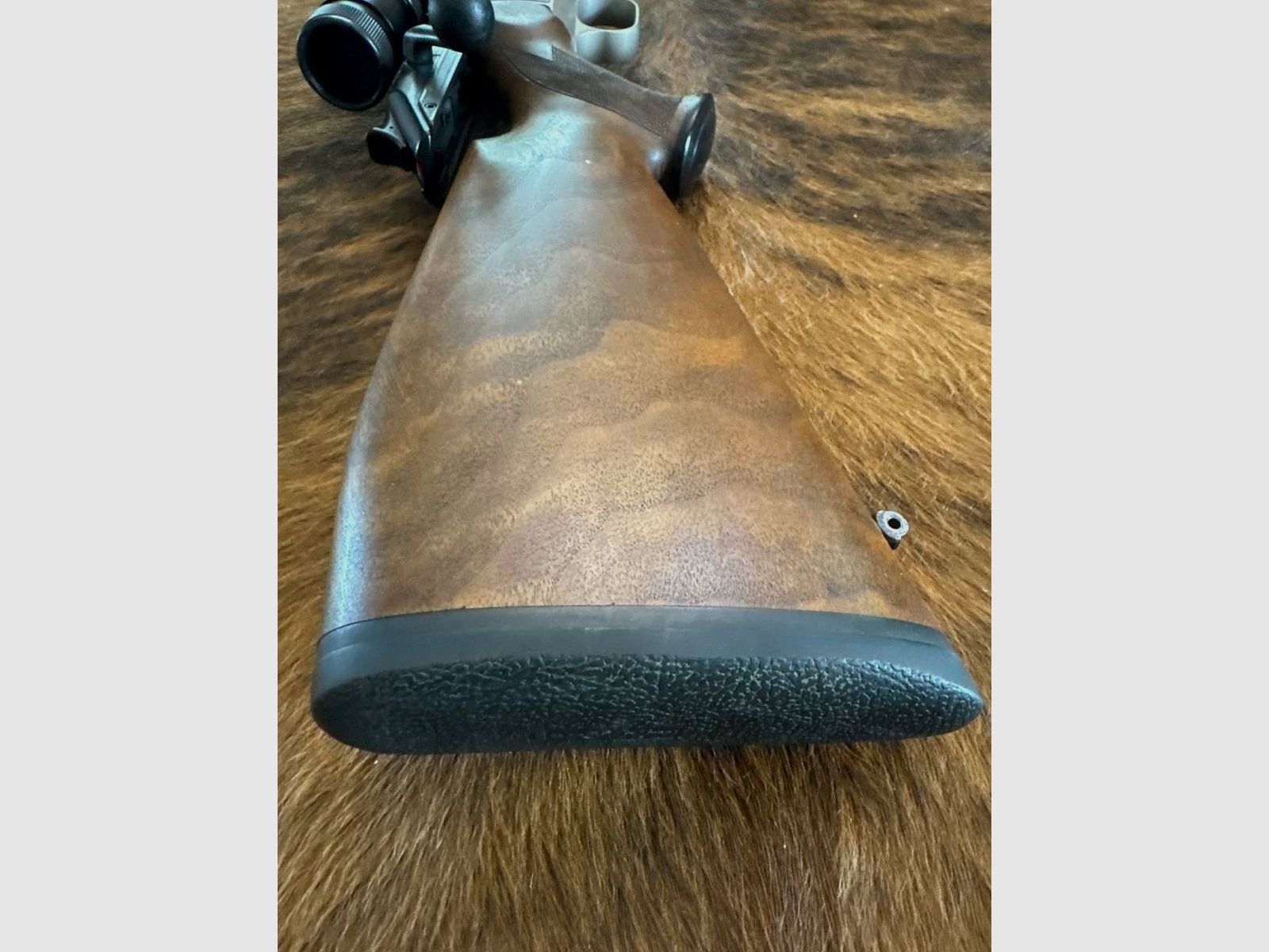 Blaser R93 straight pull repeater caliber .30-06 with original Blaser saddle mount and target optics Frankonia 3–12×56, reticle 4