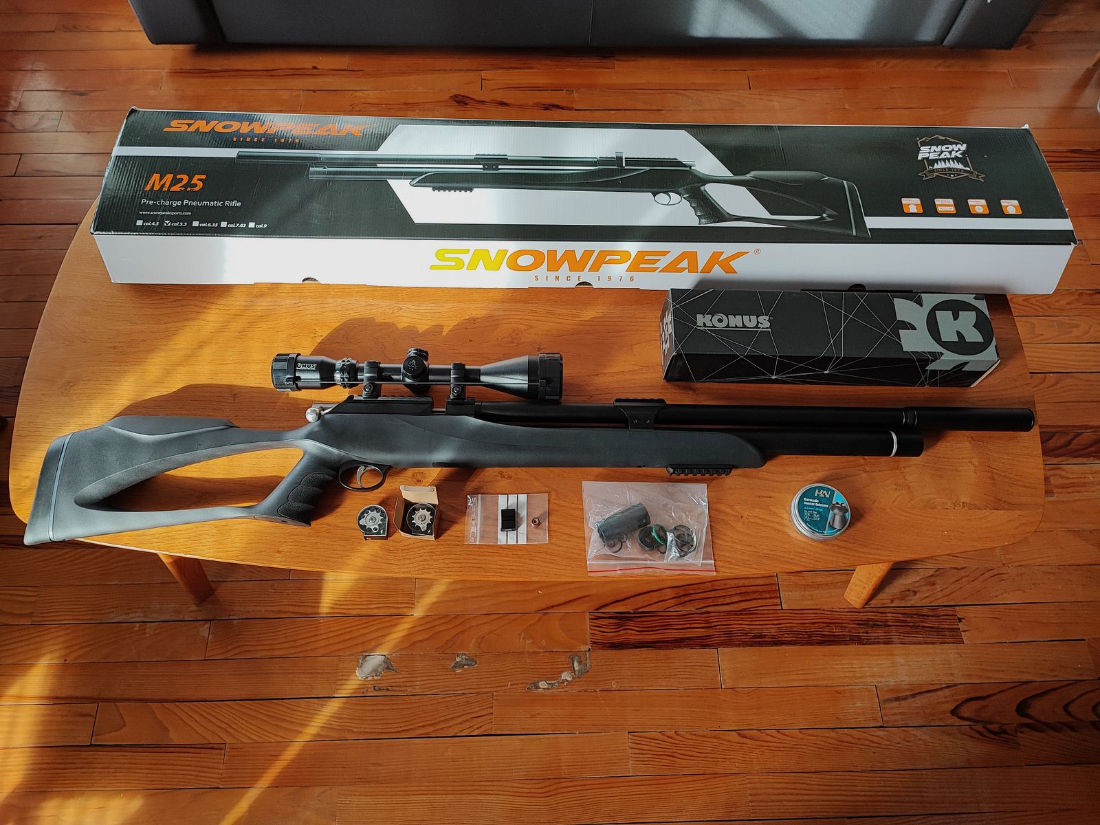Carabine Snowpeak M25 PCP 19,9 Joule Kal. 5,5mm