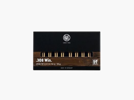 RWS 308win SPEED TIP PROFESSIONAL 165gr