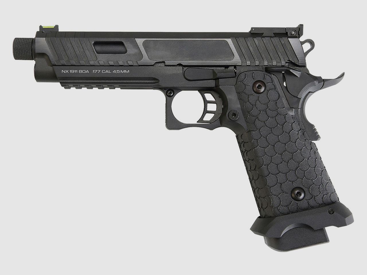 CO2 Pistole NxWerks NX 1911 Boa Blowback Vollmetall Kaliber 4,5 mm BB (P18)