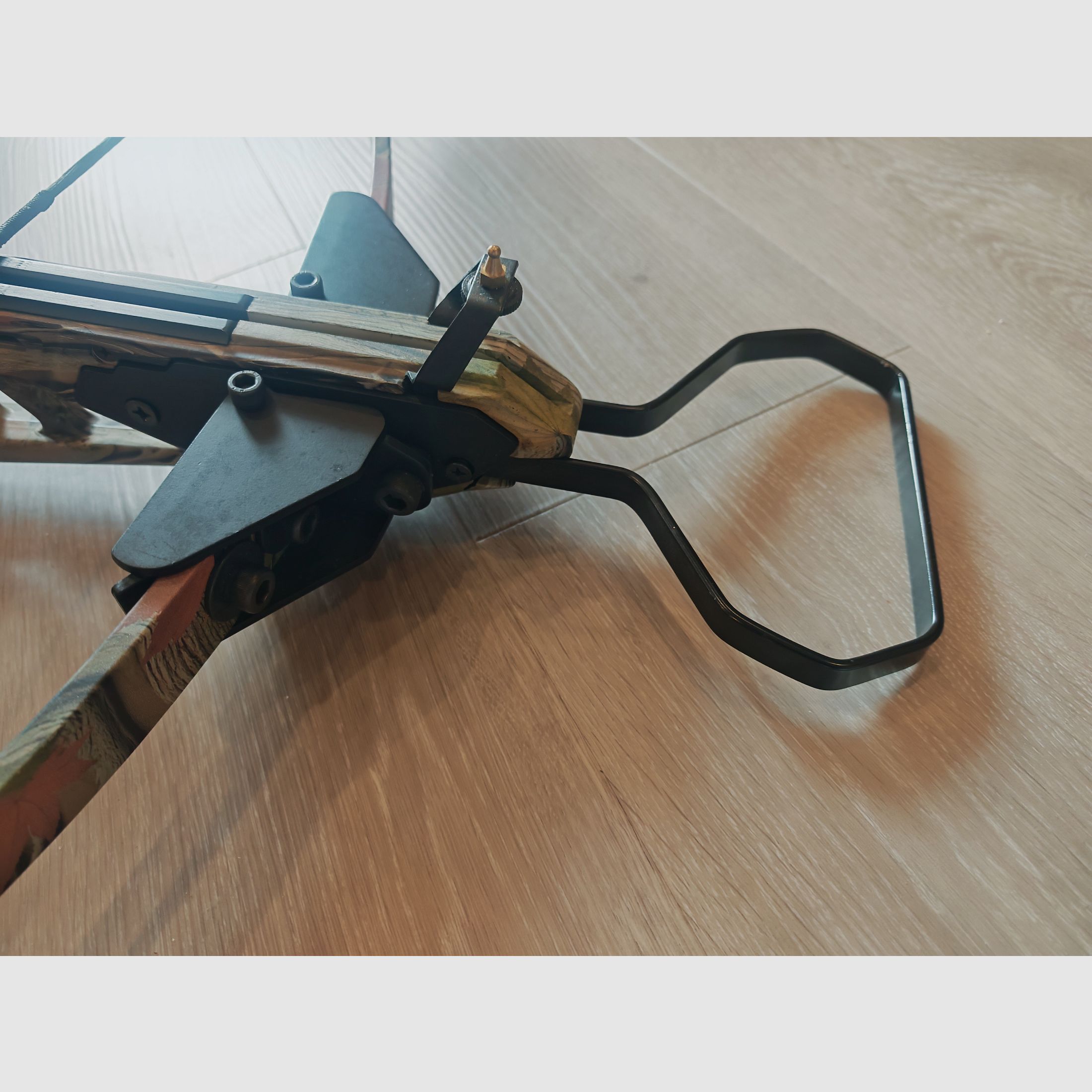 Ballesta recurva plegable 120 lbs con mucho accesorio