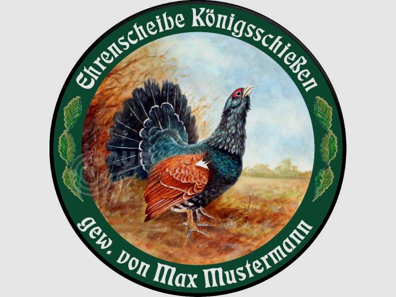 Schützenscheibe ECO-LINE Motiv 190