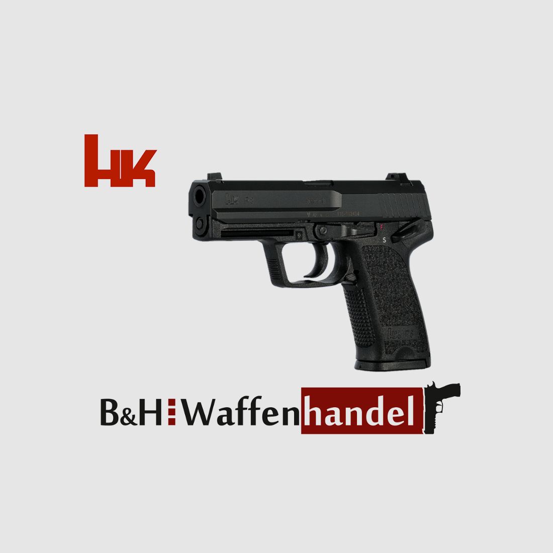Neuwaffe, auf Lager: Heckler & Koch P8 A1 Dienstpistole der Bundeswehr 9mm Luger / 9x19 H&K HK