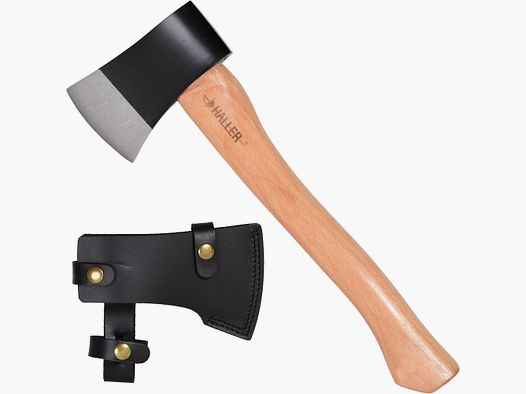 Axt mit Leder-Schutz Länge 360mm Gewicht 620g