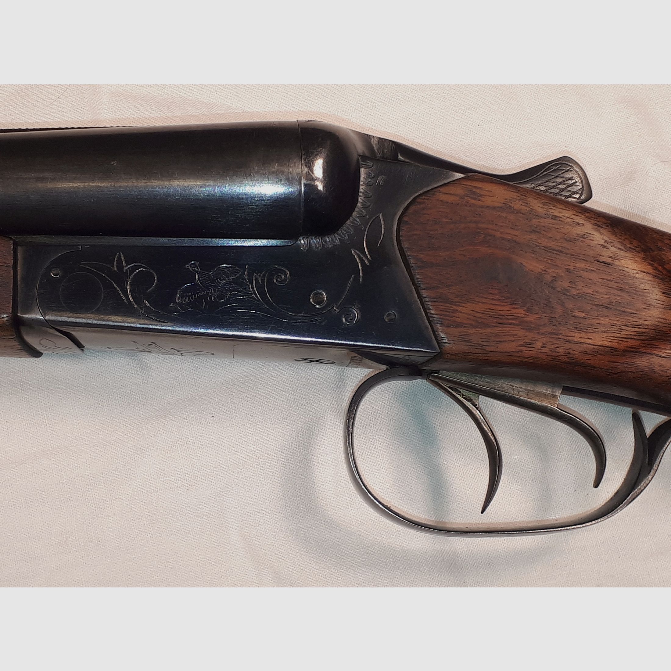 Double-barreled shotgun Baikal, model IZH-43.