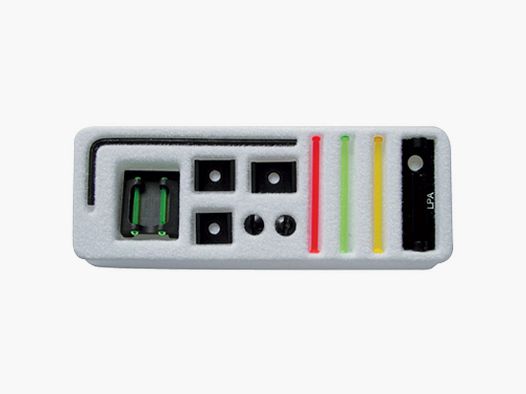 LPA Screw-On Sight Set Fiber Optic 25mm for Slug Shotgun - BSS18