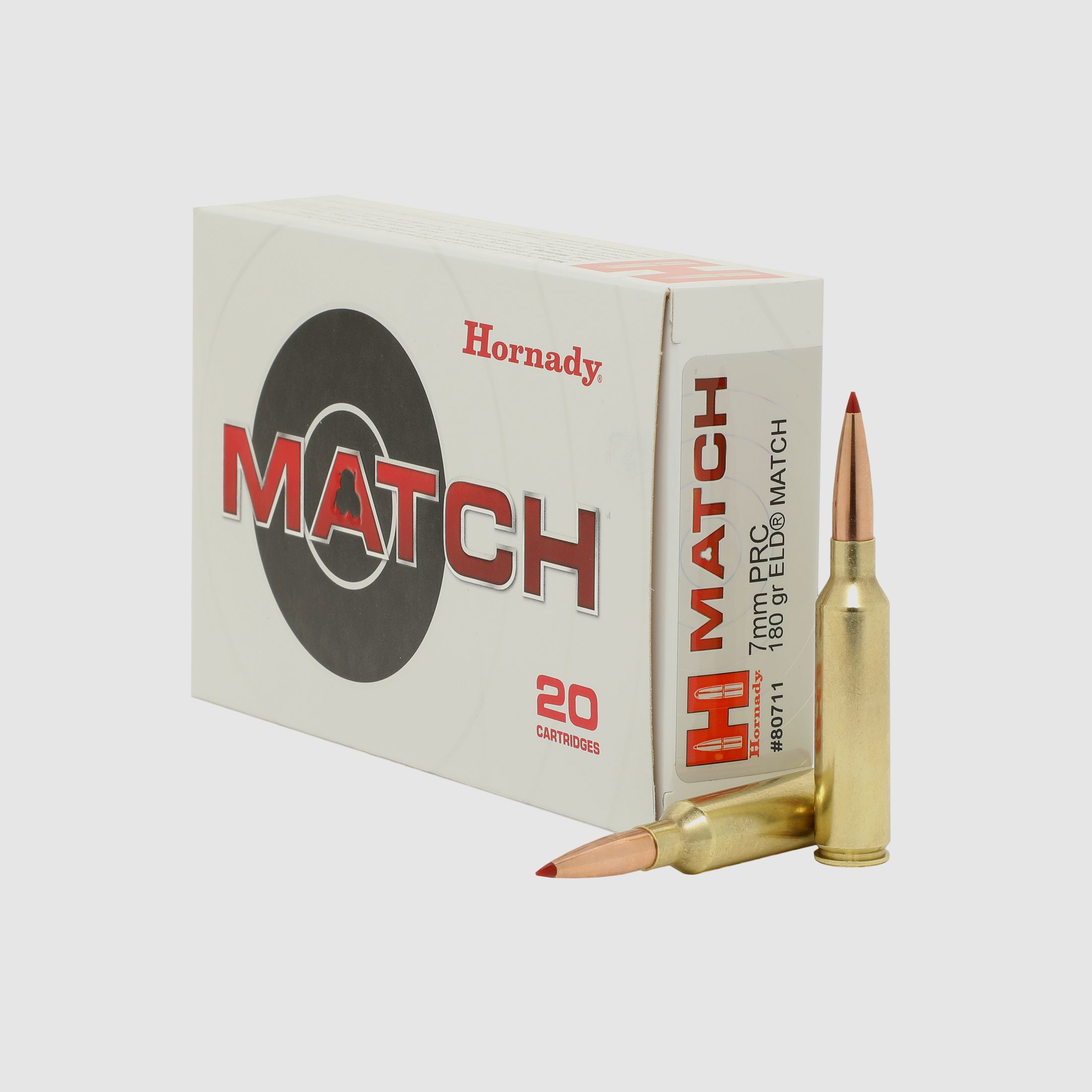 Hornady 7mm PRC 180GR ELD Match 20 patronen