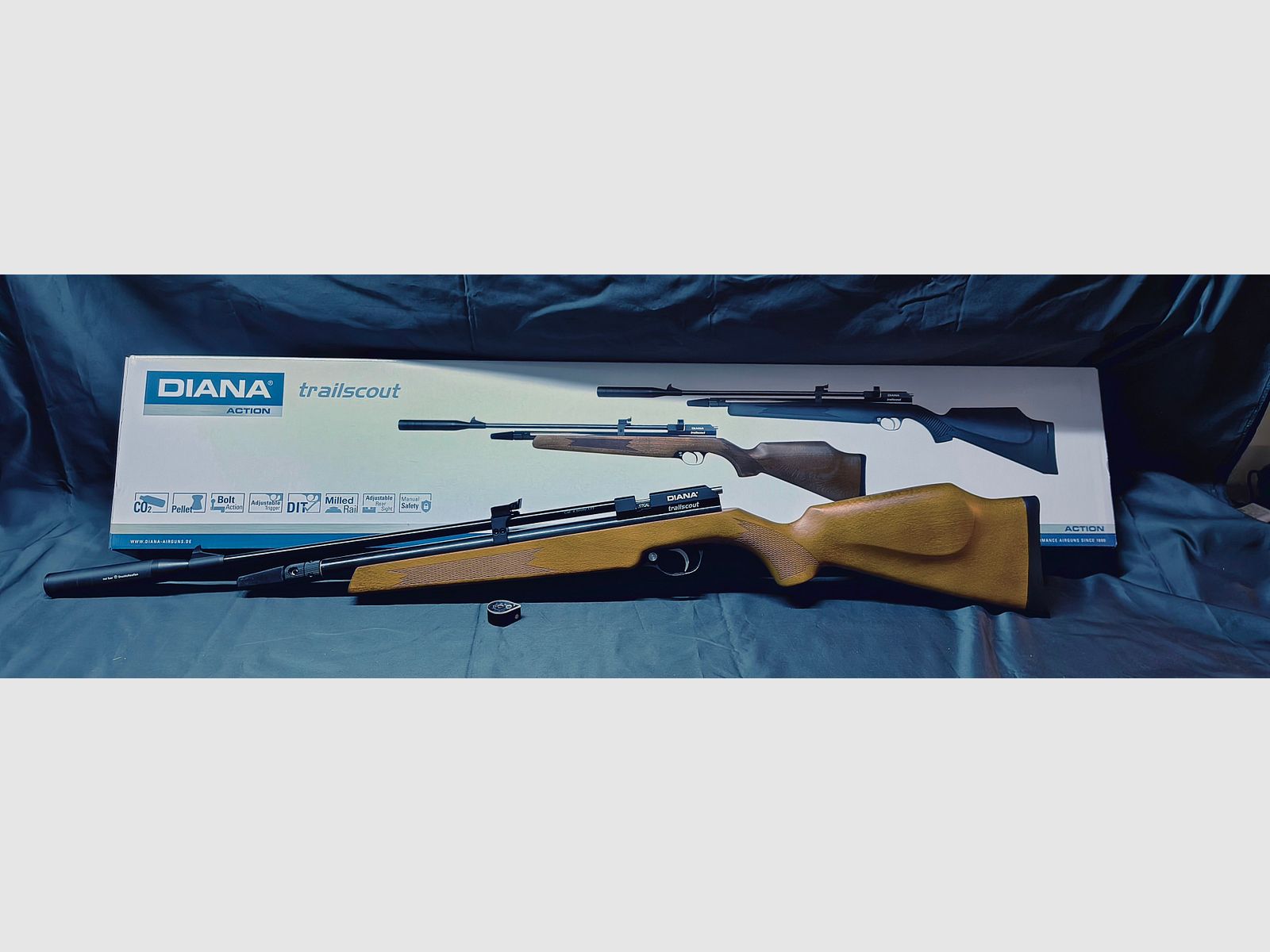 Diana Trailscout Wood Co2-Gewehr 4,5 mm Diabolo