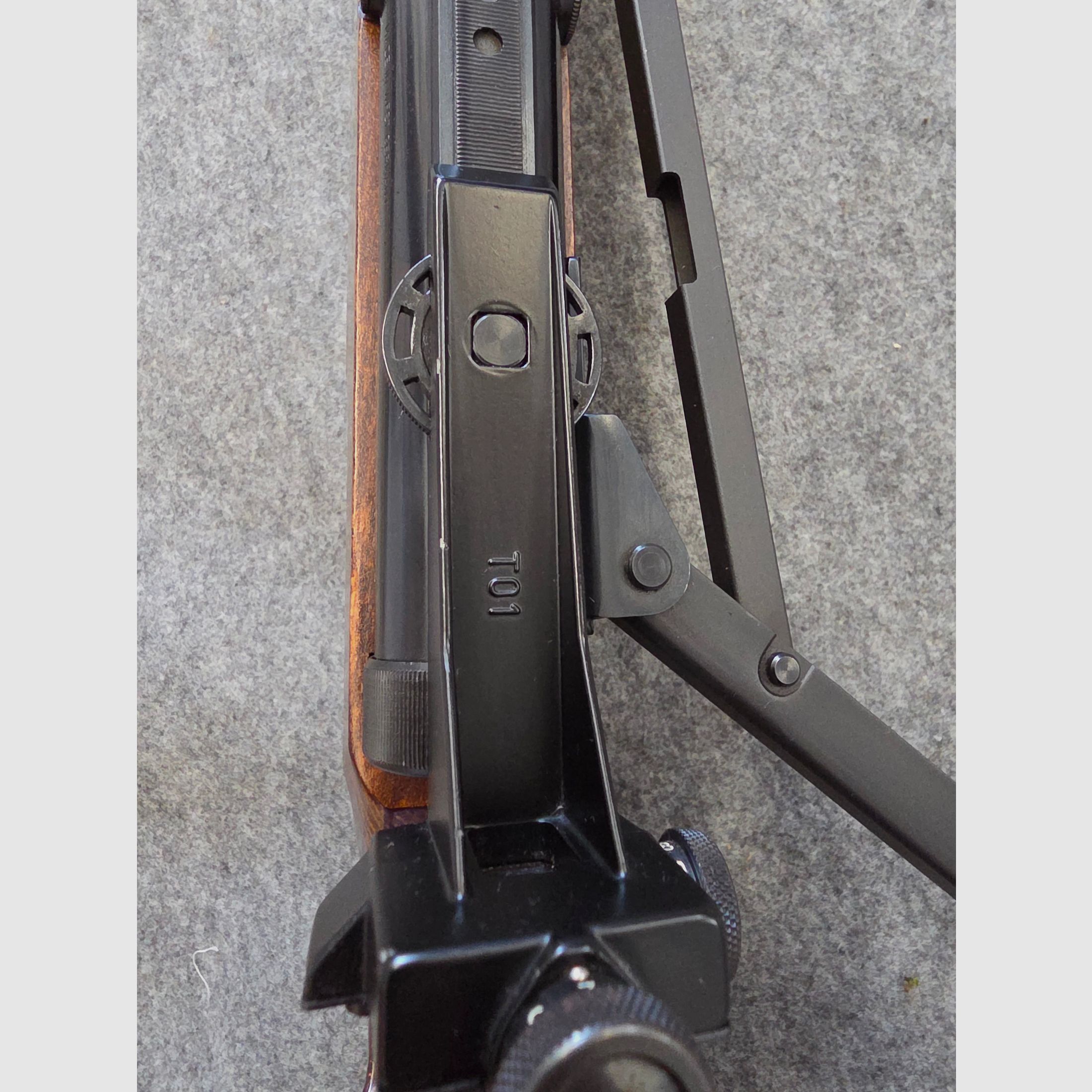 Match air rifle side cocking Diana Mod. 75 U T01 very rare in good condition
