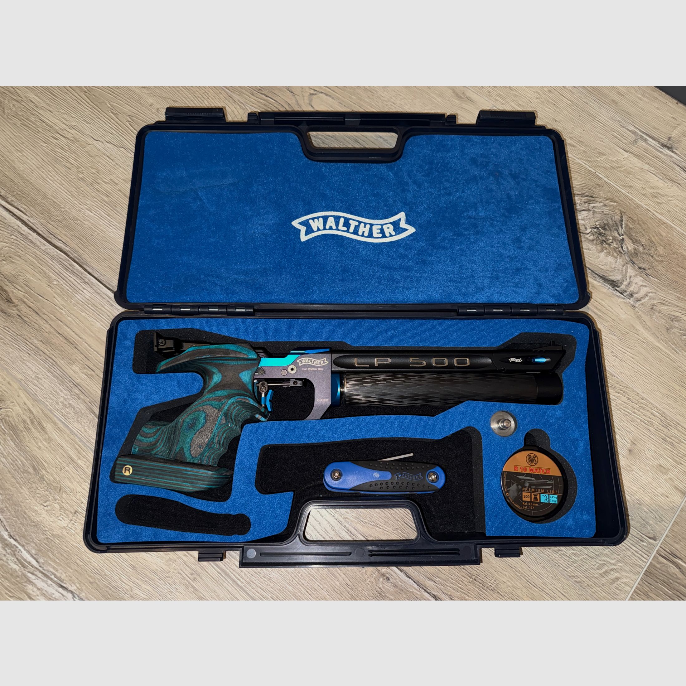 Walther LP500 Meistermanufaktur (2022) | Empuñadura Rink M + cartucho de carbono (hasta 2032+) | Servicio top, imagen 1 de 5