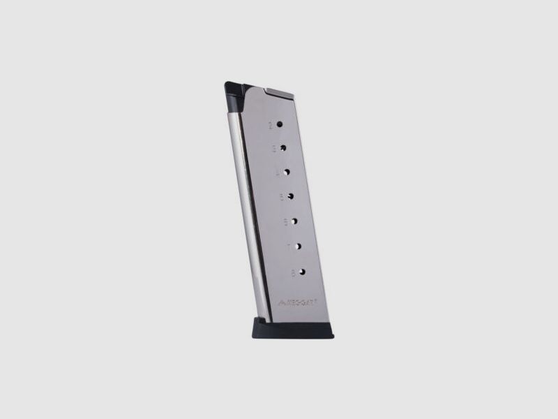 Mec-Gar Colt 1911 Magazin .45 ACP 8 Schuss - vernickelt